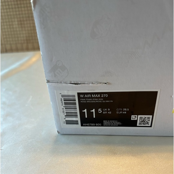 Women’s Nike Air Max 270 Pink Foam Size 11.5 - Picture 7 of 7